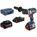 BOSCH GSR 18V-110 C Akumulátorový vrtací šroubovák, 2x 5,0Ah 06019G010C