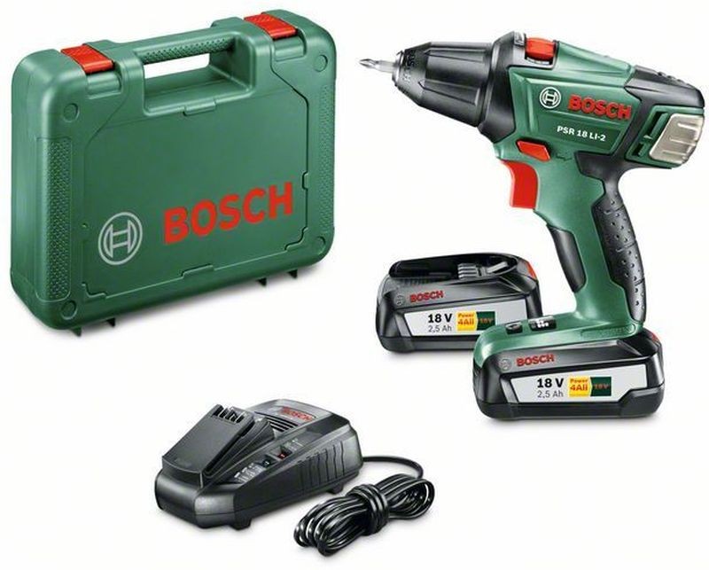 BOSCH PSR 18 LI-2 Compact (2 aku 2,5 Ah) Akumulátorový šroubovák 0.603.973.30H