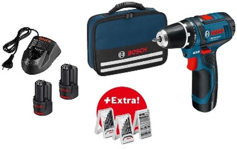 BOSCH GSR 12V-15 Li Aku šroubovák + 2x1,5 Ah + GAL 1820 CV + brašna na nářadí 0.615.990.GA9 BOSCH GSR 12V-15 Li Aku šroubovák + 2x1,5 Ah + GAL 1820 CV + brašna na nářadí 0.615.990.GA9
