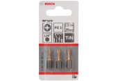 BOSCH Max Grip Šroubovací bit, PZ 1, 25 mm, 3 ks 2607001591