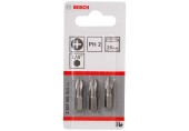 BOSCH Extra-Hart Šroubovací bit zvlášť tvrdý PH 2, 25 mm, 3ks 2607001511