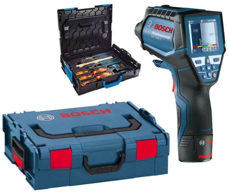BOSCH GIS 1000 C Professional tepelný detektor + L-Boxx + sada nářadí Gedore 26ks 06159940KE