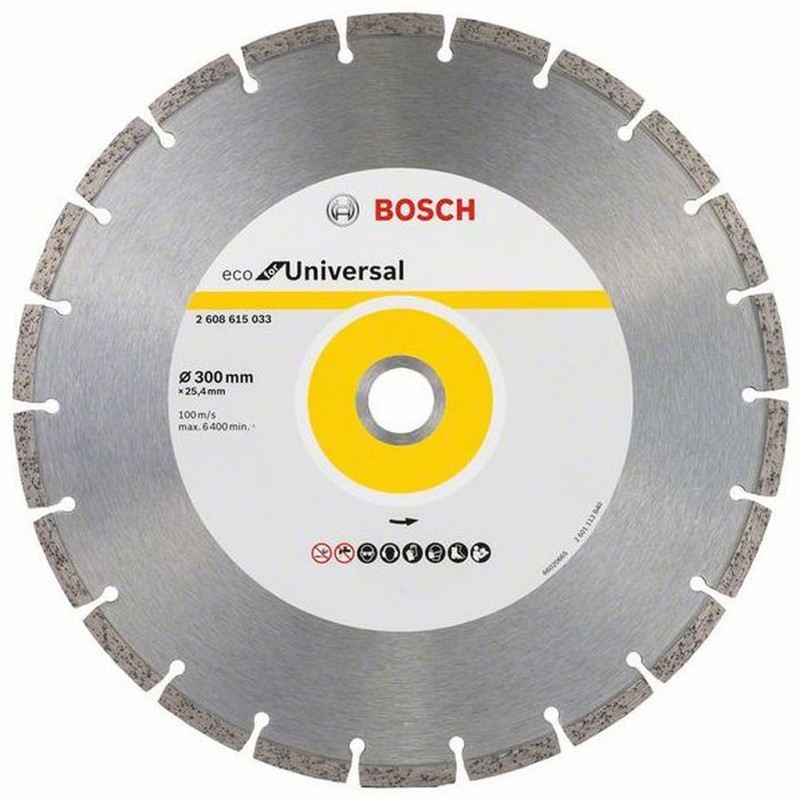 BOSCH ECO For Universal Diamantový dělicí kotouč 300x25.4x3.2x8 mm 2608615033