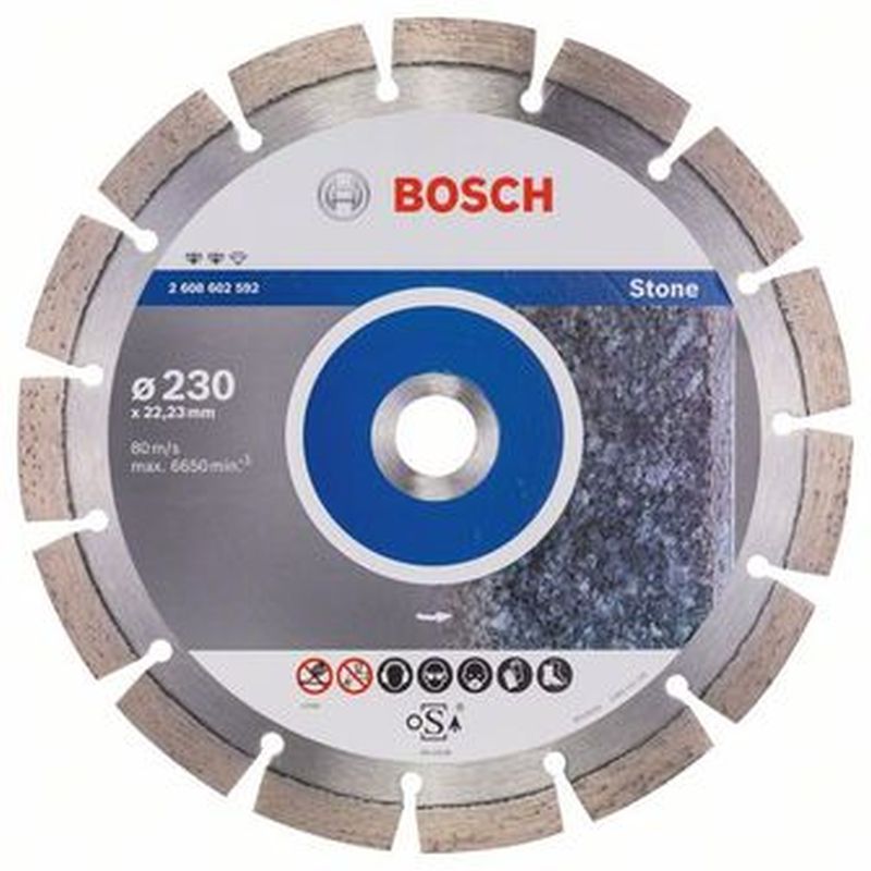 BOSCH Expert for Stone Diamantový dělicí kotouč, 230 x 22,23 x 2,4 x 12 mm 2608602592