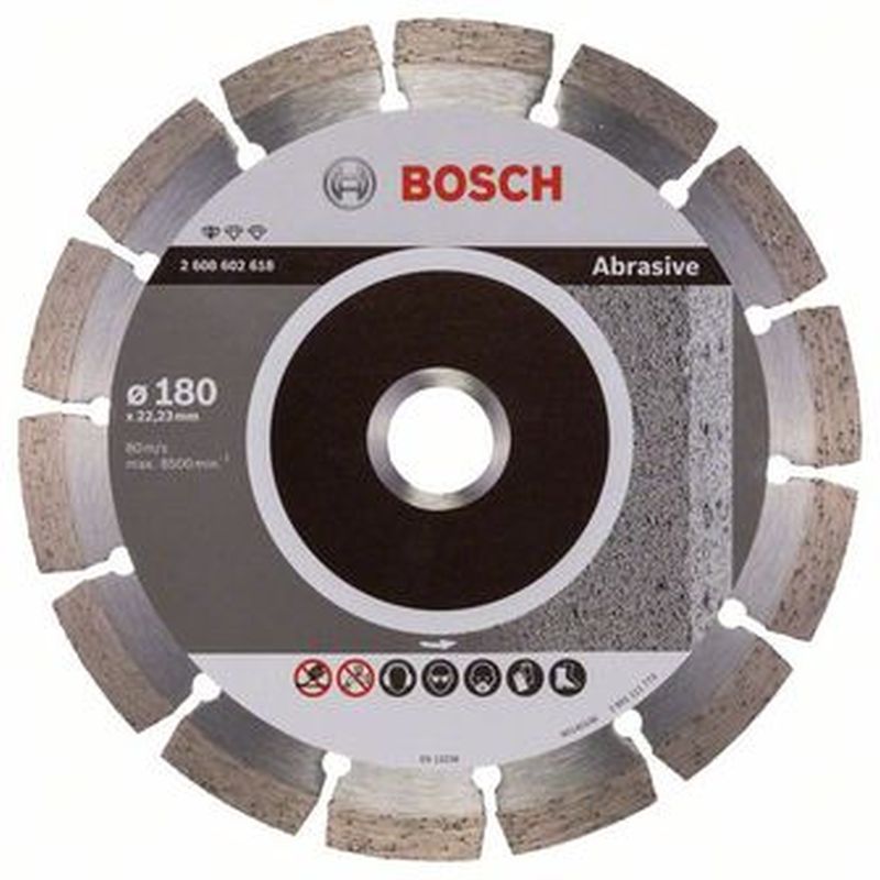 BOSCH Standard for Abrasive Diamantový dělicí kotouč, 180 x 22,23 x 2 x 10 mm 2608602618 BOSCH Standard for Abrasive Diamantový dělicí kotouč, 180 x 22,23 x 2 x 10 mm 2608602618