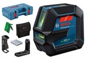 BOSCH GLL 2-15 G Čárový laser, 4x baterie 1,5 AA + Kufr 0601063W02