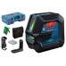 BOSCH GLL 2-15 G Čárový laser, 4x baterie 1,5 AA + Kufr 0601063W02