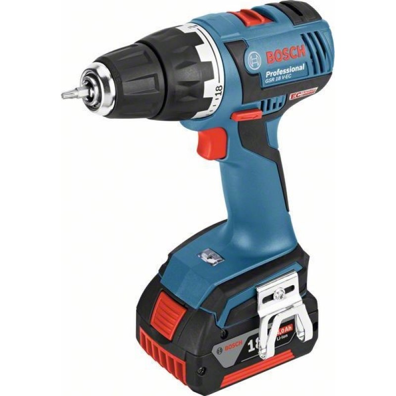 BOSCH GSR 18 V-EC Aku vrtačka bez příklepu 06019E8101 BOSCH GSR 18 V-EC Aku vrtačka bez příklepu 06019E8101