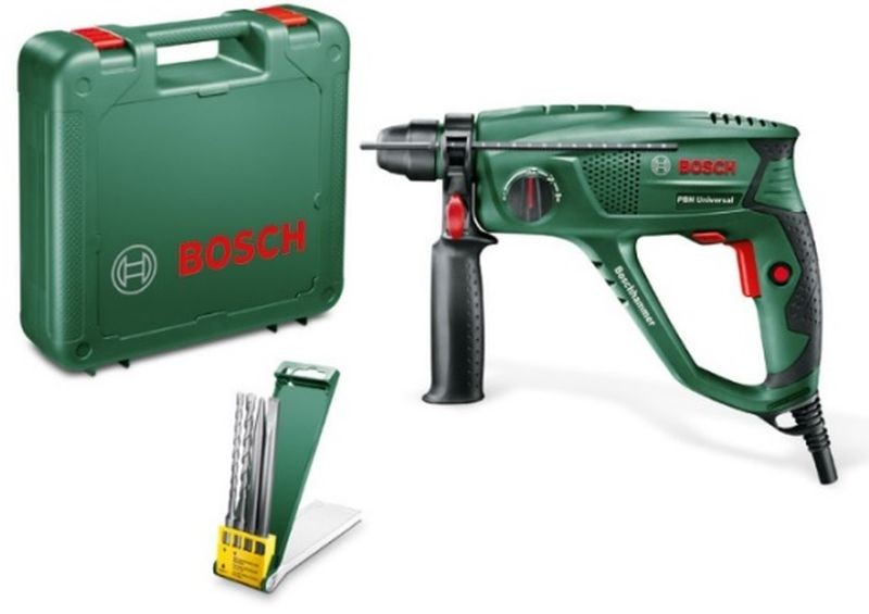 BOSCH PBH Universal Vrtací kladivo +2 vrtáky, 2 sekáče 06033A9307 BOSCH PBH Universal Vrtací kladivo +2 vrtáky, 2 sekáče 06033A9307