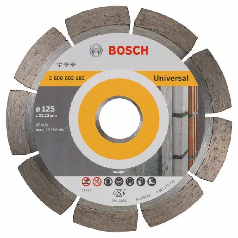 BOSCH Diamantový dělicí kotouč Standard for Universal 125x22,23mm 2.608.602.192 BOSCH Diamantový dělicí kotouč Standard for Universal 125x22,23mm 2.608.602.192