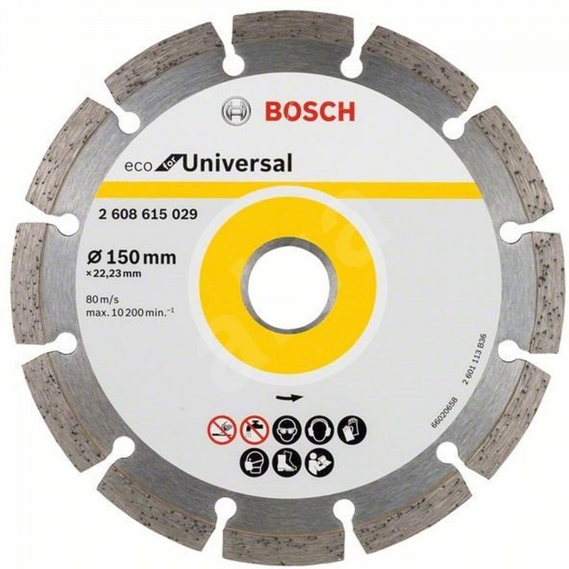 BOSCH ECO For Universal Diamantový dělicí kotouč 150x22.23x2.1x7 mm 2608615029 BOSCH ECO For Universal Diamantový dělicí kotouč 150x22.23x2.1x7 mm 2608615029