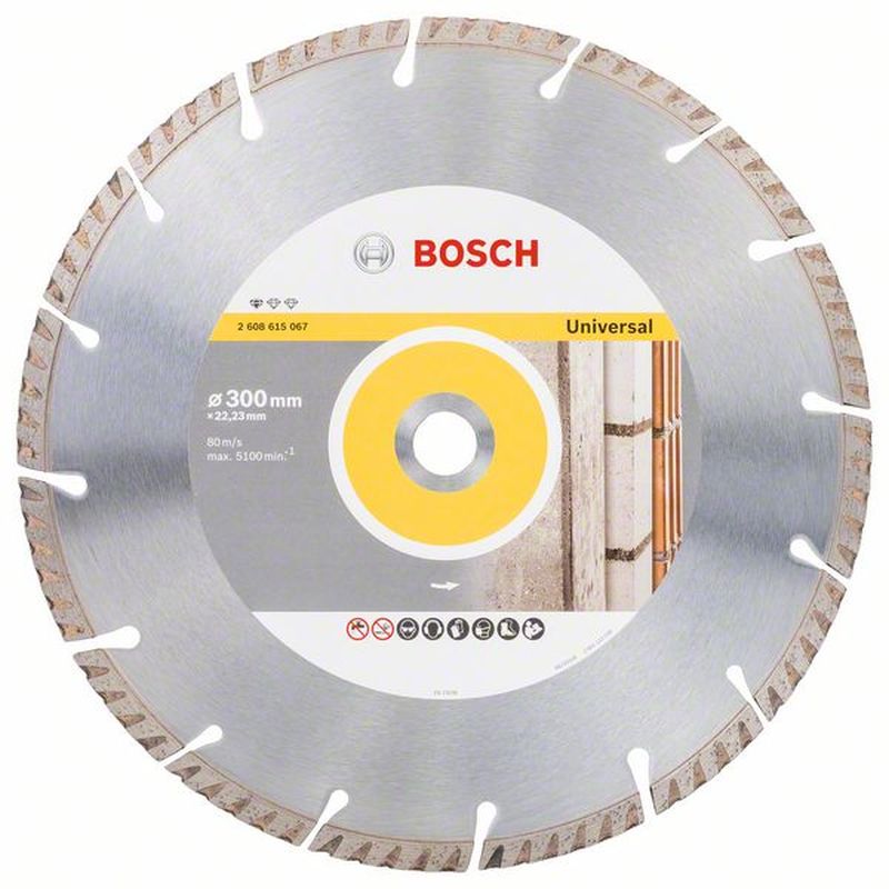 BOSCH Diamantový dělicí kotouč Standard for Universal 300 × 25,4 mm 2608615069