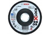 BOSCH X-LOCK Best for Metal Lamelový brusný kotouč X571, 125x22,23mm, G120, 2608619204