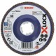 BOSCH X-LOCK Best for Metal Lamelový brusný kotouč X571, 125x22,23mm, G80 2608619211