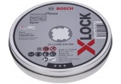 BOSCH X-LOCK Standard for Inox Plochý řezný kotouč, 115×1×22,23 mm, 10ks 2608619266