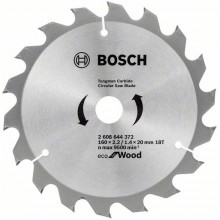 BOSCH Pilový kotouč Eco for Wood, 160x1,4 mm 2608644372