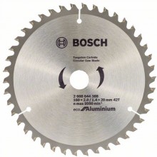 BOSCH Pilový kotouč Eco for Aluminium, 160x1,4 mm, 2608644388