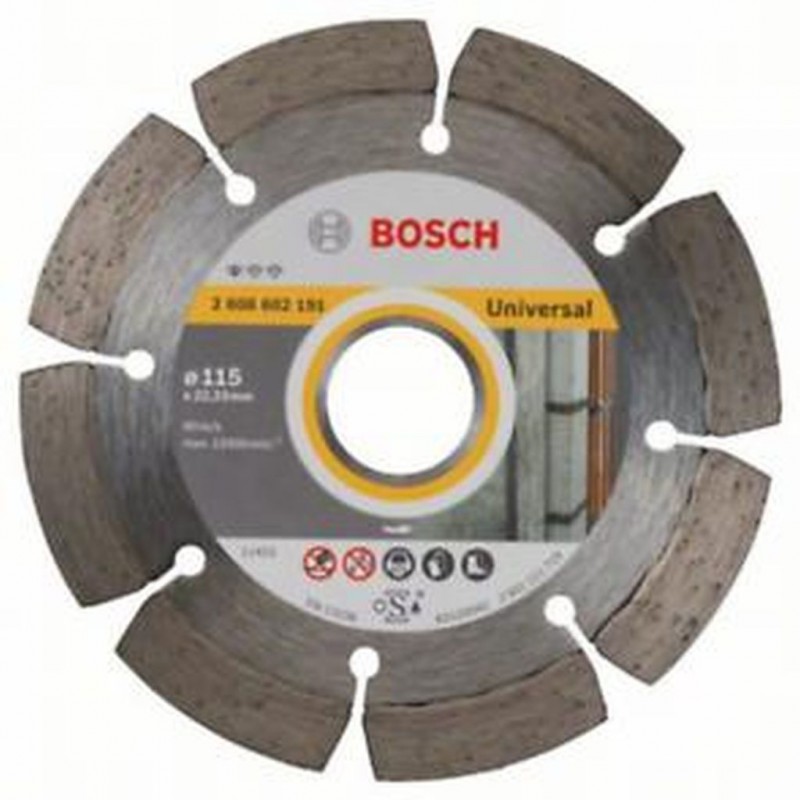 BOSCH Diamantový dělicí kotouč Standard for Universal, 115 mm 2.608.602.191 BOSCH Diamantový dělicí kotouč Standard for Universal, 115 mm 2.608.602.191