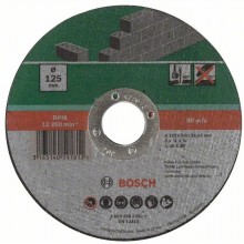 BOSCH Dělicí kotouč rovný, kámen, 125x3mm 2609256329