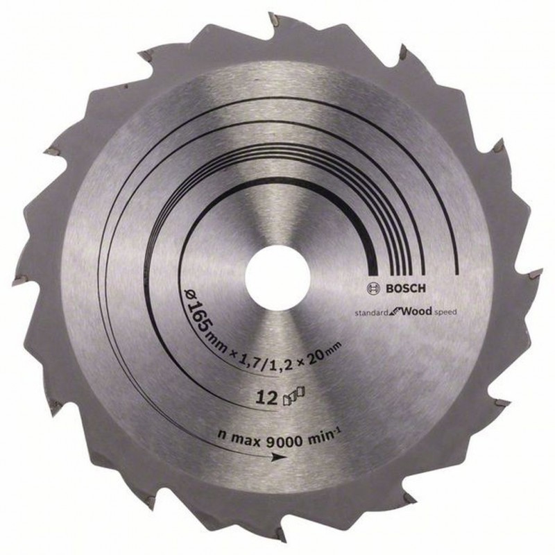 BOSCH Pilový kotouč Speedline Wood, 1651,7/1,2 mm 2608642600