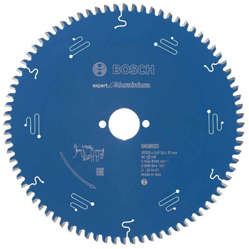 BOSCH Pilový kotouč Expert for Aluminium, 235x2,6/1,8 mm 2608644107