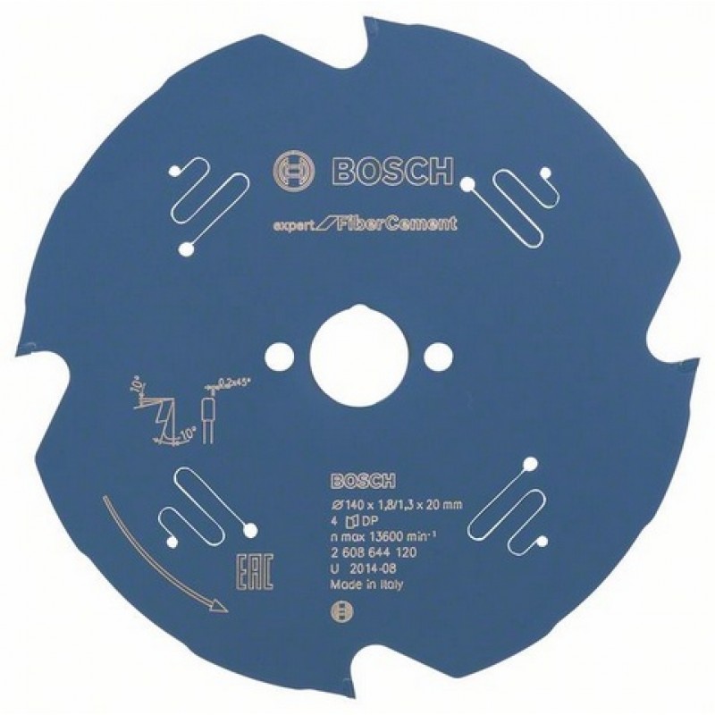 BOSCH Pilový kotouč Expert for Fiber Cement, 140 x 1,8/1,3 mm 2608644120