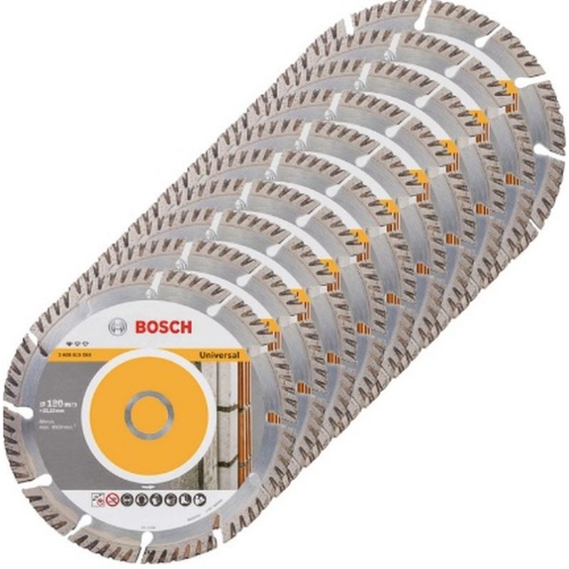 BOSCH Diamantový dělicí kotouč Standard for Universal, 180 mm, 10ks 2608615064