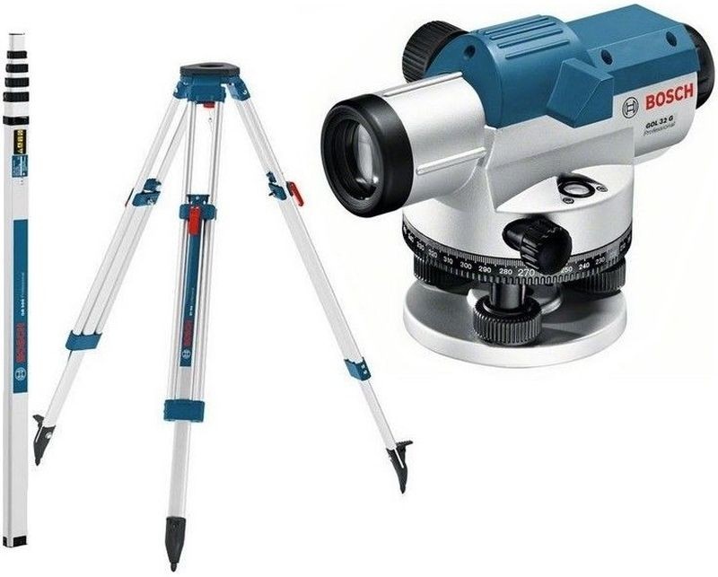 BOSCH GOL 32 G Professional Optický nivelační přístroj + BT 160 + GR 500, 0.615.994.0AY BOSCH GOL 32 G Professional Optický nivelační přístroj + BT 160 + GR 500, 0.615.994.0AY