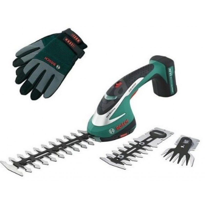 BOSCH ASB 10.8 LI nůžky na trávu a keře + BOSCH rukavice vel. L Zdarma 0600856305 BOSCH ASB 10.8 LI nůžky na trávu a keře + BOSCH rukavice vel. L Zdarma 0600856305