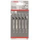 BOSCH Pilový plátek do kmitací pily T 101 AO, 83 mm, 5 ks 2608630031