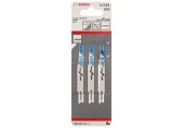 BOSCH Pilový plátek do kmitací pily U 118 A, 80 mm, 3 ks 2608631511