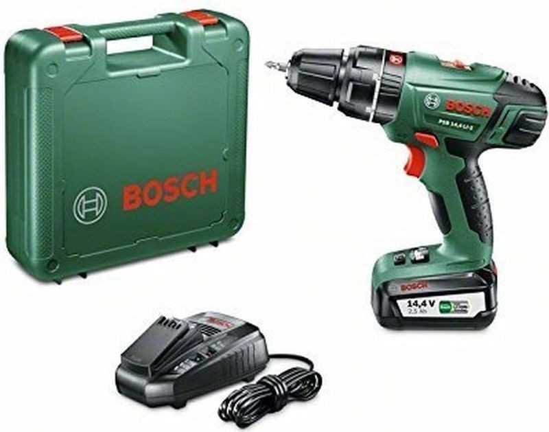 BOSCH PSB 14,4 LI-2 Aku kombinovaný šroubovák (1x aku baterie 2,5 Ah, nabíječka) 0603982408