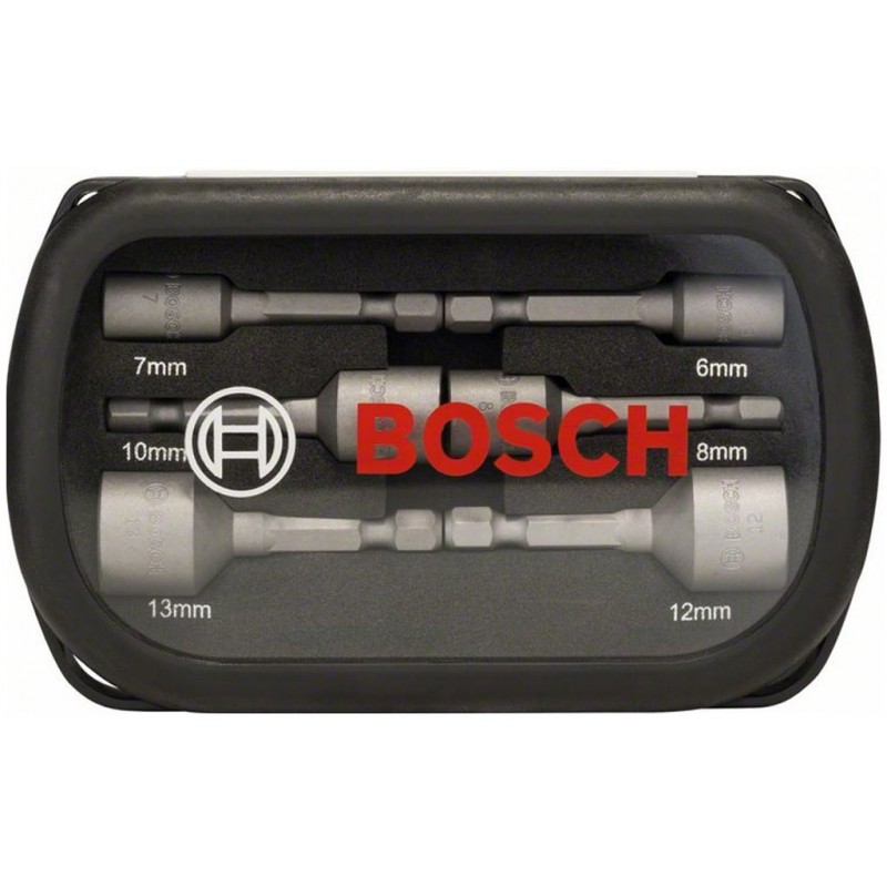 BOSCH Sada 6 maticových nástavců (50 × 6, 7, 8, 10, 12, 13 mm) 2607017569