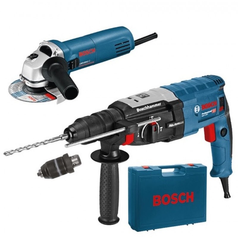 BOSCH GBH 2-28 F vrtací kladivo + GWS 850 C úhlová bruska 0.615.990.HS2