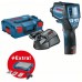 BOSCH GIS 1000 C Termodetektor + GSR 12V-15 Aku šroubovák + 39ks příslušenství + kufr 06159940L5