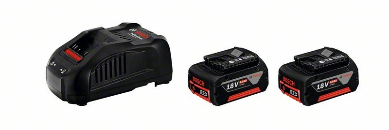 BOSCH Startovací sada 2x GBA 18 V 6,0 Ah M-C + GAL 1880 CV Professional 1600A00B8L BOSCH Startovací sada 2x GBA 18 V 6,0 Ah M-C + GAL 1880 CV Professional 1600A00B8L