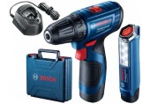 BOSCH GSR 120-LI PROFESSIONAL Akumulátorový vrtací šroubovák, 12V 2x2.0Ah 06019G8004