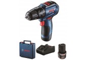 BOSCH GSB 12V-30 Akumulátorový kombinovaný šroubovák, 12V, 2x 2,0Ah 06019G9100