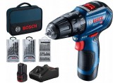 BOSCH GSB 12V-30 PROFESSIONAL Akumulátorový kombinovaný šroubovák, 12V 2x2.0Ah 06019G9101