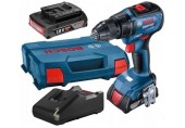 BOSCH GSB 18V-50 Akumulátorový kombinovaný šroubovák, 18V 2x2.0Ah 06019H5100