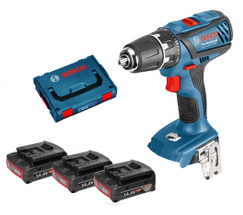 BOSCH GSR 14,4-2-LI Plus Vrtací šroubovák + 3 x 2,0 Ah Li-ion + L-Boxx 0615990H1L BOSCH GSR 14,4-2-LI Plus Vrtací šroubovák + 3 x 2,0 Ah Li-ion + L-Boxx 0615990H1L