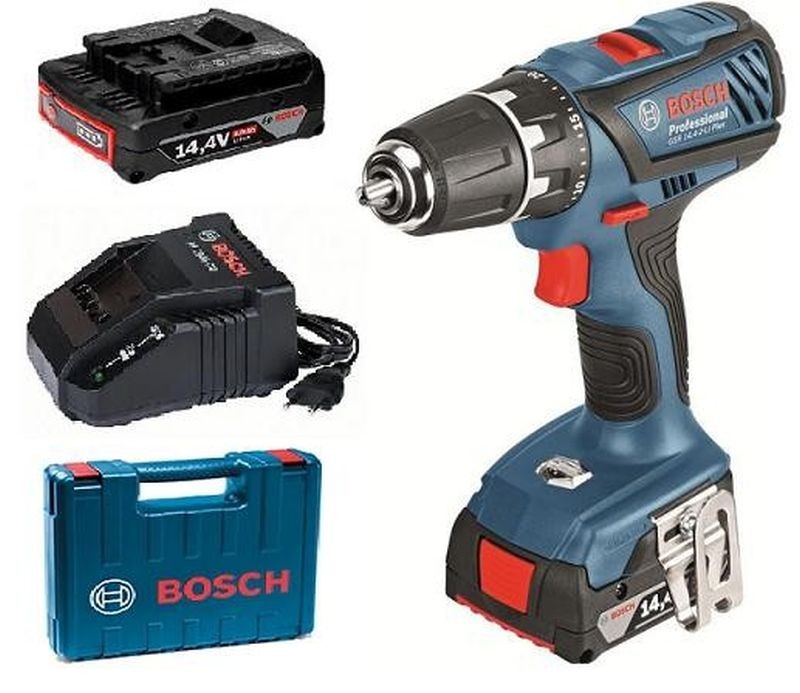 BOSCH GSR 14,4-2-LI Plus Professional aku vrtačka 2x4Ah Li-Ion L-BOXX 136 0.601.9E6.021