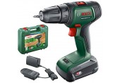 BOSCH UniversalDrill 18V Akumulátorový dvourychlostní vrtací šroubovák, 1x 1,5Ah 06039D4001