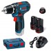 BOSCH GSR 12V-15 Professional aku šroubovák L-Boxx, 2x2Ah, 0601868109