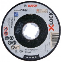 BOSCH X-LOCK Expert for Metal Plochý řezný kotouč, 115×1,6×22,23mm 2608619252