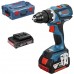 BOSCH GSR 18 V-EC Professional Aku vrtačka, L-BOXX, 2x Akku 2,0Ah, 06019E8107