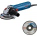 BOSCH GWS 12-125 PROFESSIONAL Úhlová bruska + hrubovací kotouč 06013A6100