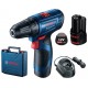 BOSCH GSR 120-LI PROFESSIONAL Aku vrtací šroubovák 2x GBA 12V 2.0Ah 06019G8000