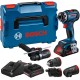 BOSCH GSR 18V-90 FC Vrtací šroubovák, 2x 4,0Ah, GAL 18V-40, L-BOXX 136 06019K6200