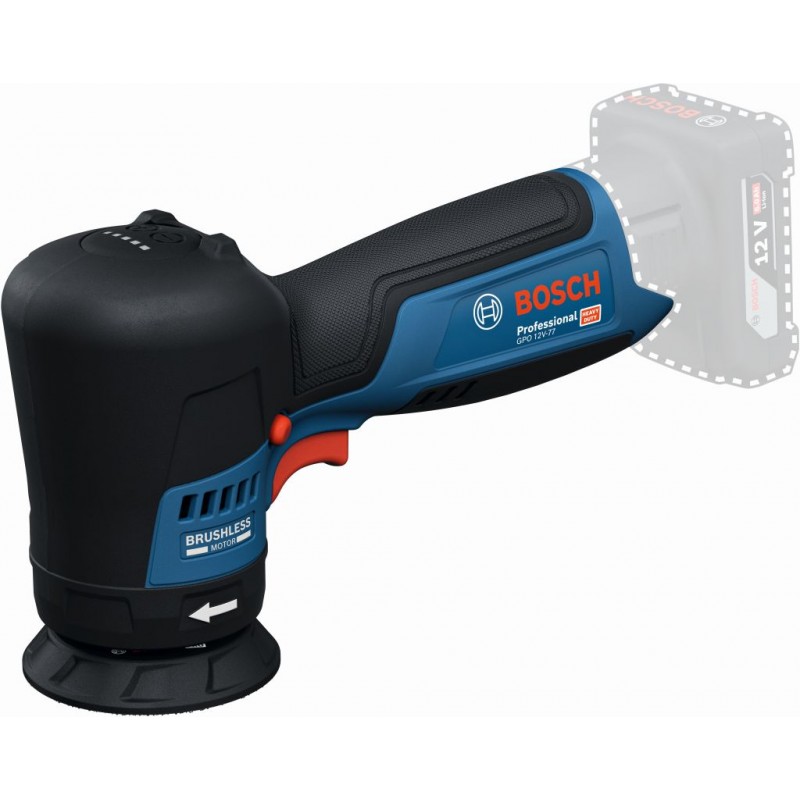 BOSCH GPO 12V-77 PROFESSIONAL Leštička, bez aku 06019L3003 BOSCH GPO 12V-77 PROFESSIONAL Leštička, bez aku 06019L3003